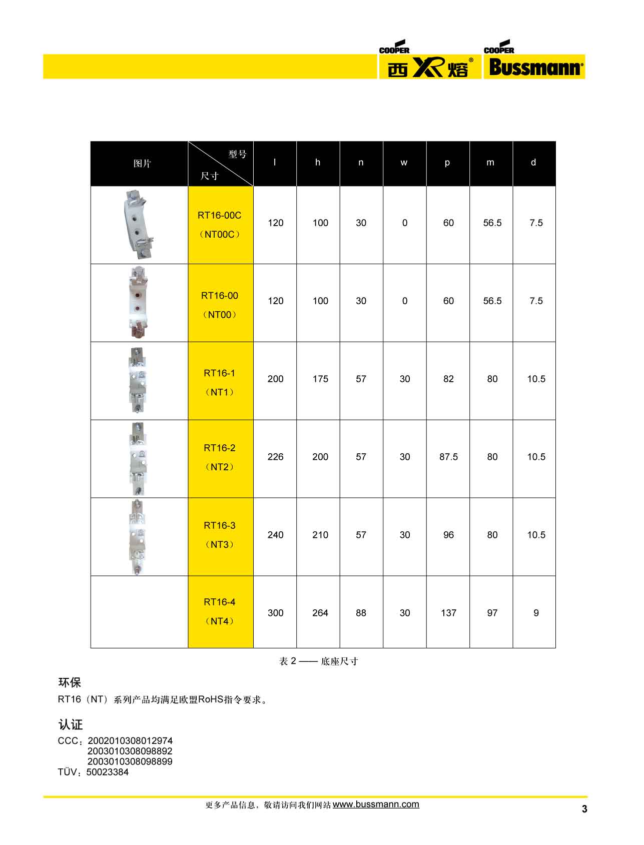 西熔RT-16系列刀型熔斷器 配套底座