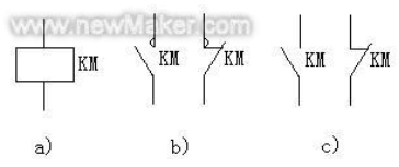 接觸器常見符號